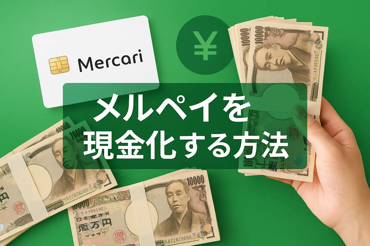 メルペイあと払いを現金化する方法（アイキャッチ画像）
