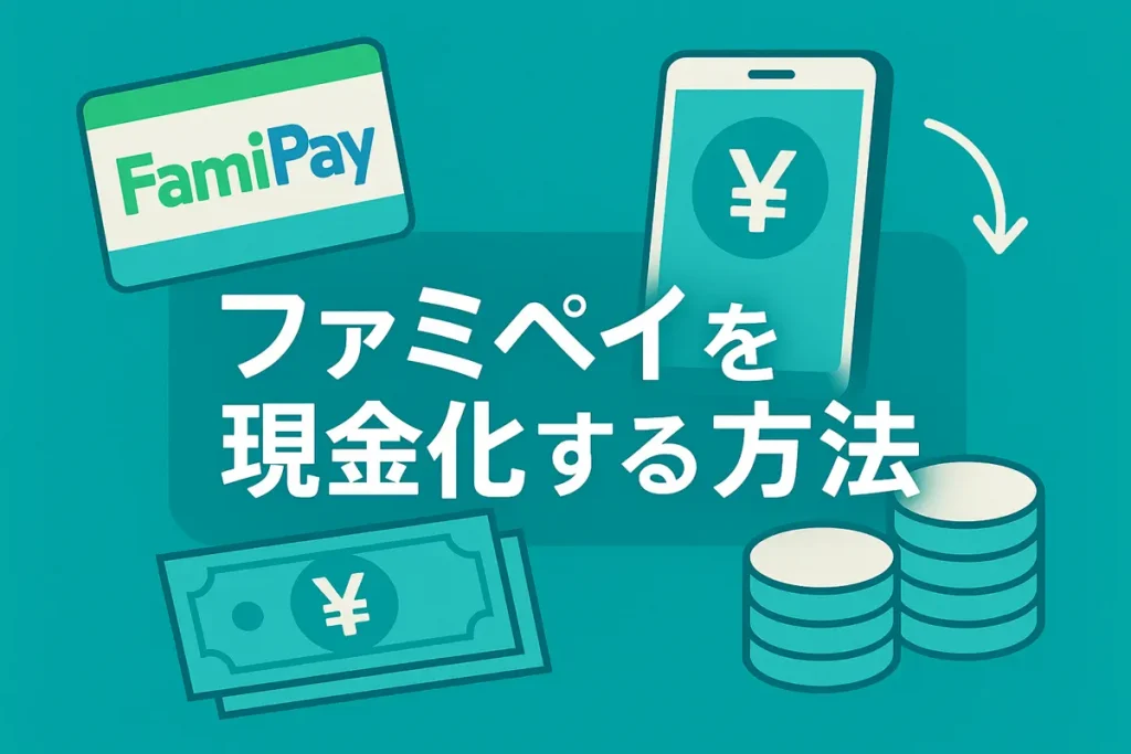 ファミペイを現金化する方法（アイキャッチ画像）